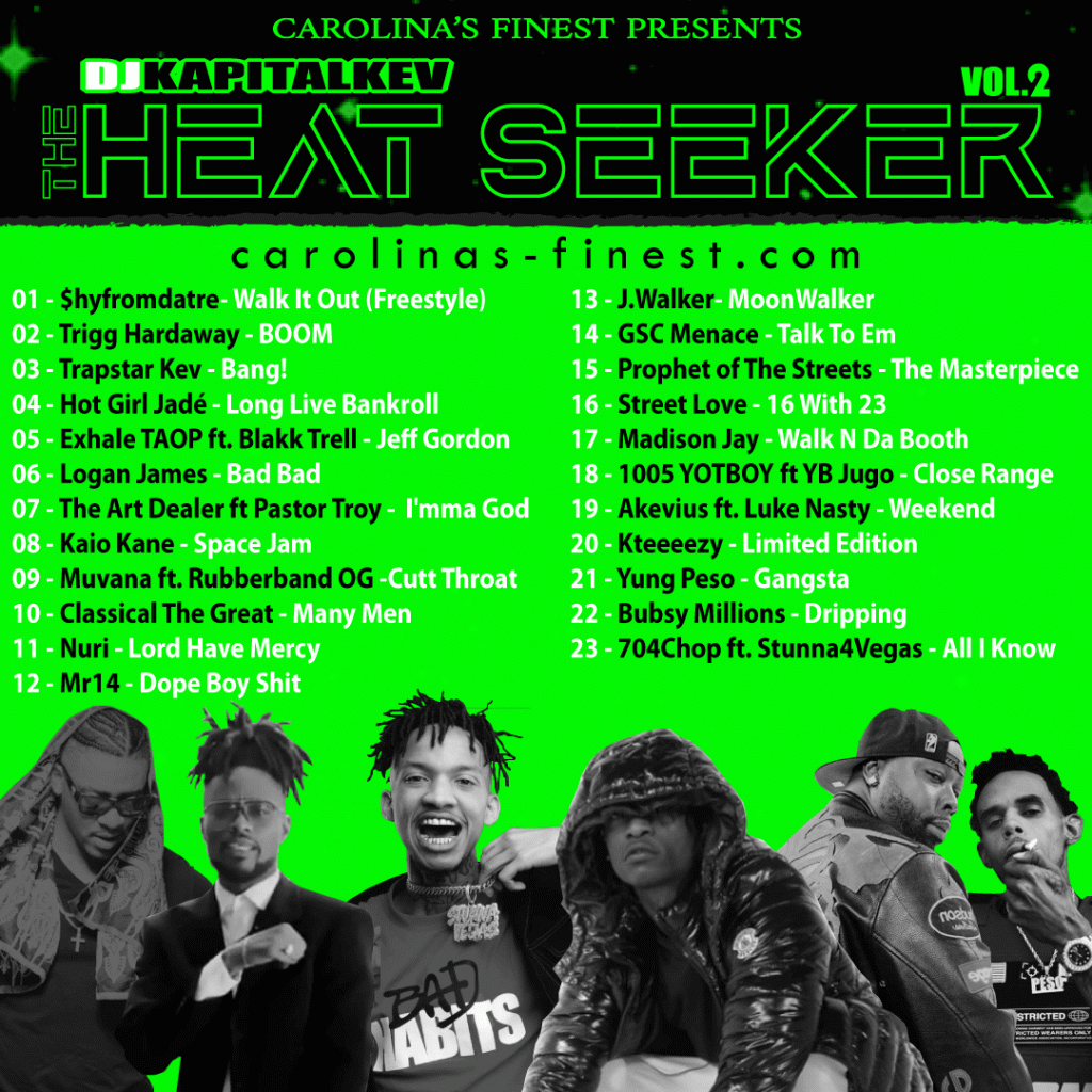 The Heat Seeker Vol 2 Tracklisting