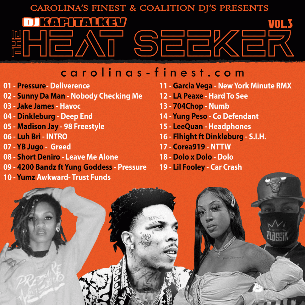 The Heat Seeker Vol 3 Tracklisting